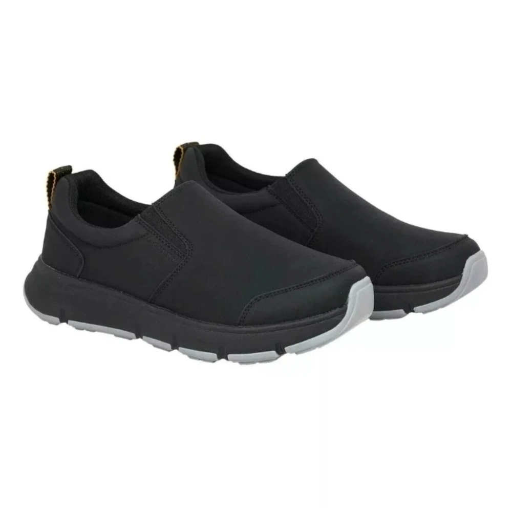Gerry Men's Moc II Slip On Casual Black Shoe Comfortable Sneaker